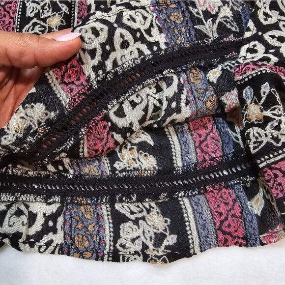 🌿Vintage design tank top/top, brand "Pinky". Size Small/M.With crochet details. - Picture 4 of 7